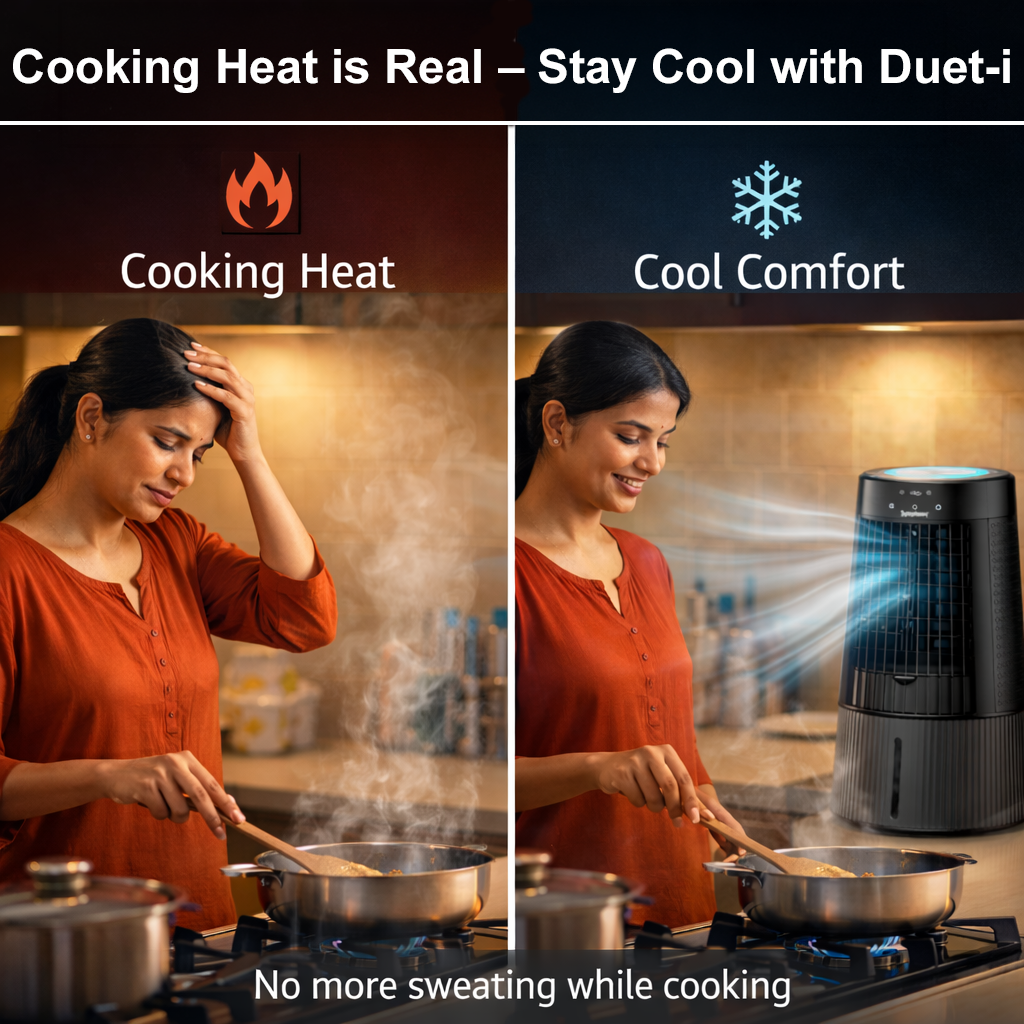 Duet-i Kitchen Cooling Fan & Personal Air Cooler