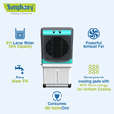 Maxwind 100 EX | Desert Air Cooler | Powerful Exhaustive Fan