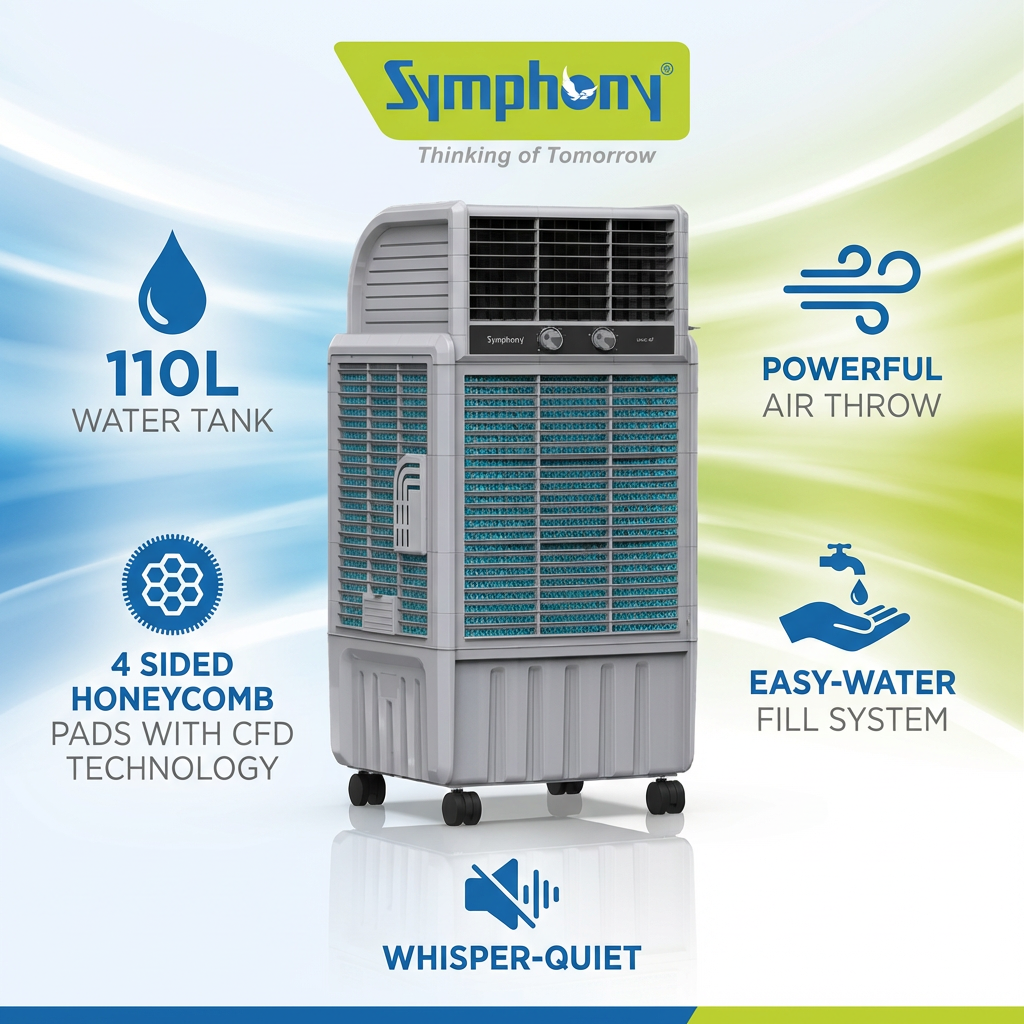 More 4D 125 | Desert Air Cooler | Silent Operation