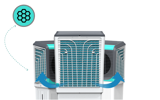 Honeycomb Cooling Pads for Maximum Cooling