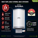 SAUNA Hair Fall Control Storage Geyser