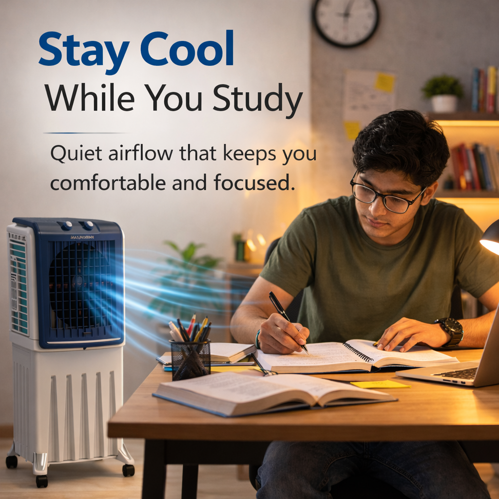 Silenzo 55 | Premium Silent Air Cooler
