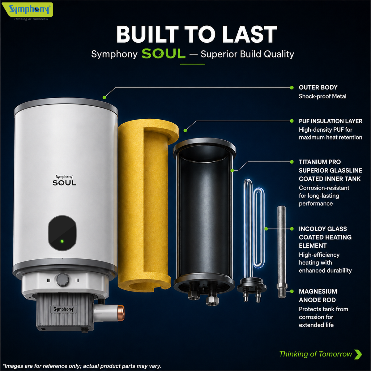 SOUL Hair Fall Control Storage Geyser