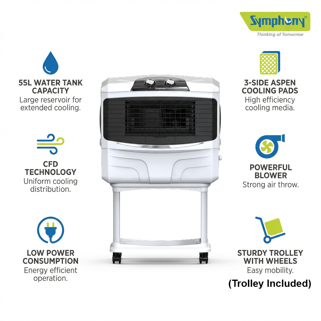 Sumo 60 with Trolley | Desert Air Cooler