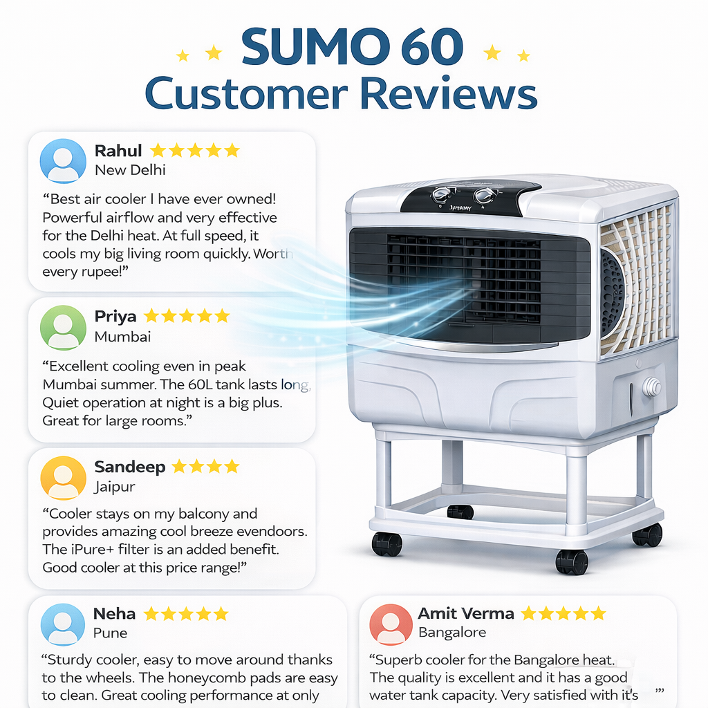 Sumo 60 with Trolley | Desert Air Cooler