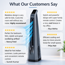 Surround-i Grey | Tower Fan | Remote Control | Bladeless Turbo Throw (BLTT) Technology