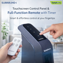 Surround-i Grey | Tower Fan | Remote Control | Bladeless Turbo Throw (BLTT) Technology