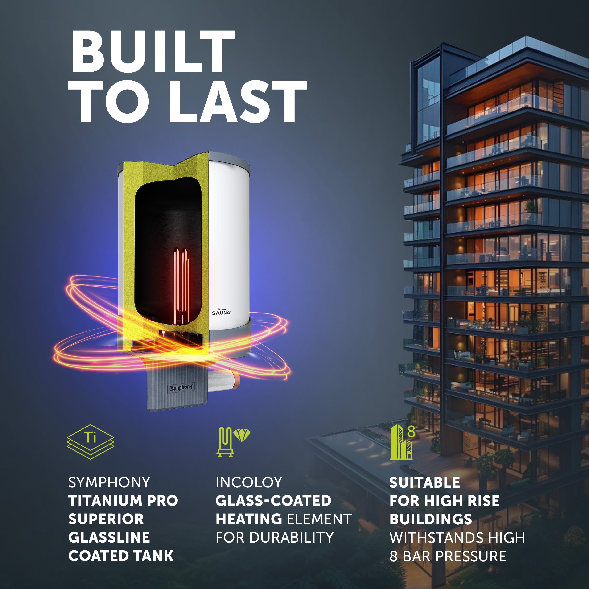 Symphony Sauna Hair Fall Control Geyser Symphony Limited