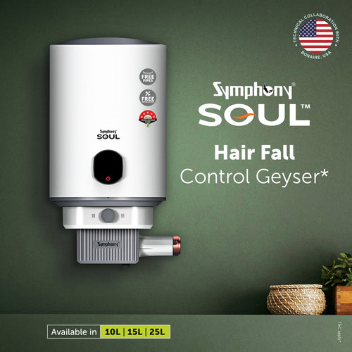 Symphony Soul Geyser - Available in 10L, 15L, and 25L Sizes, Protects Hair