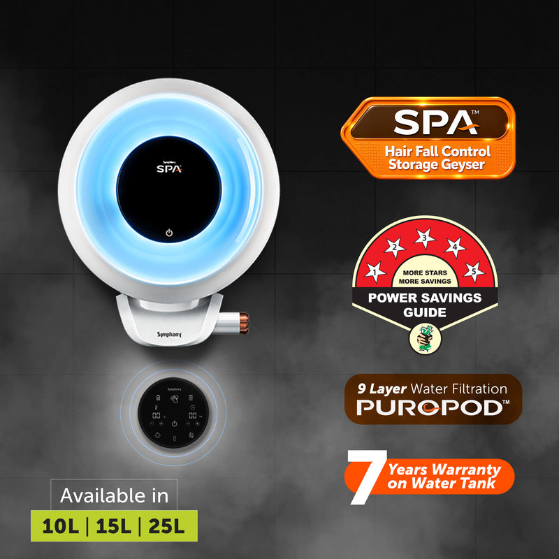 SPA Hair Fall Control Storage Geyser | AI Powered