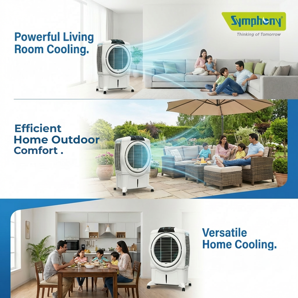 Sumo 75 XL | Desert Air Cooler | CFD Technology | Leg Set