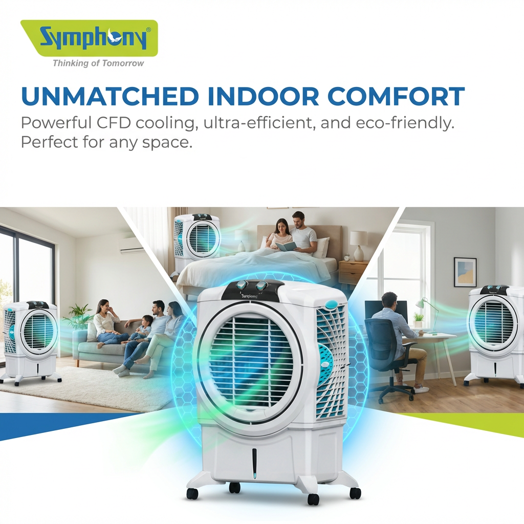 Sumo 75 XL | Desert Air Cooler | CFD Technology | Leg Set