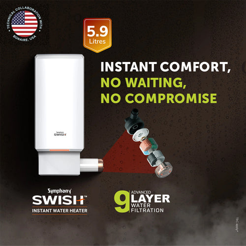 Symphony Swish Instant Water Heater 5.9L