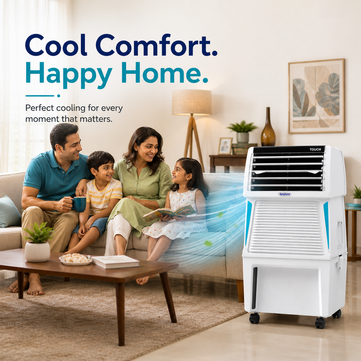 Touch 35 Personal Air Cooler with Full Function Remote
