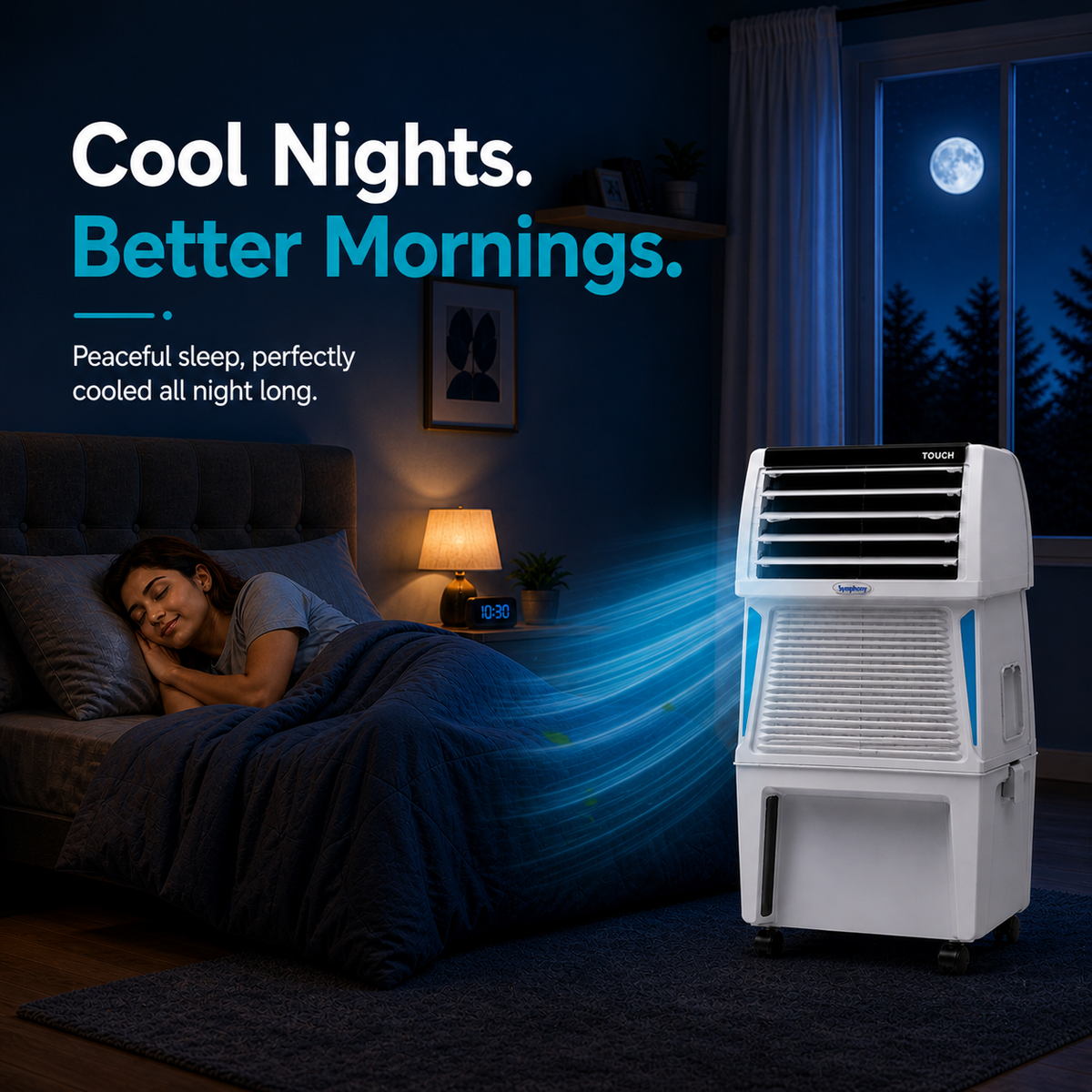Touch 35 Personal Air Cooler with Full Function Remote