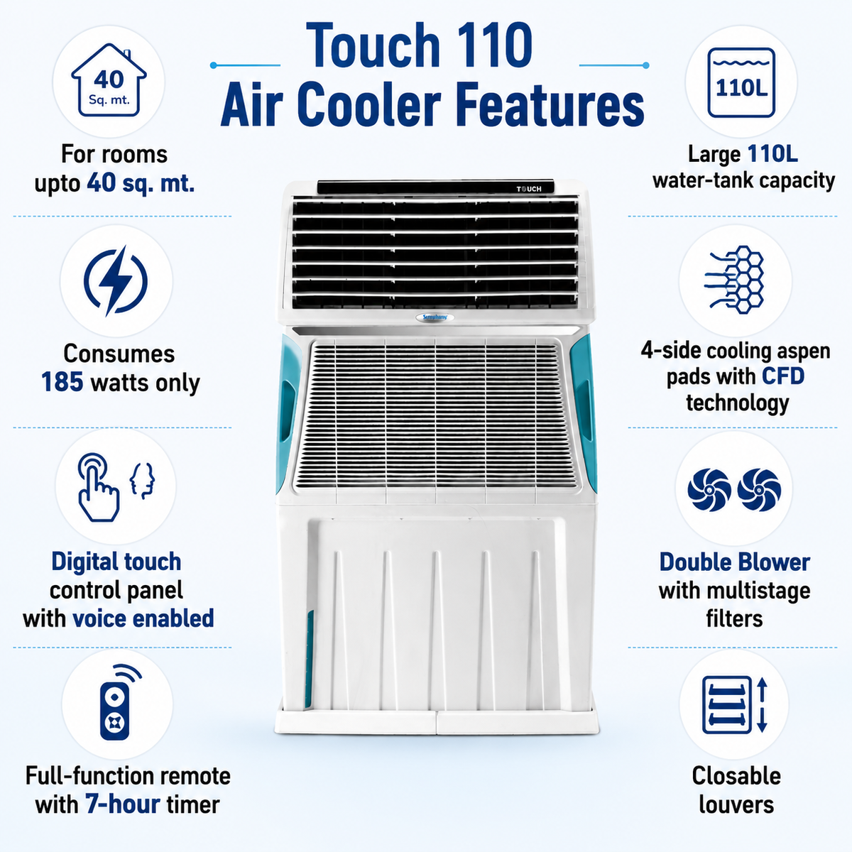 Touch 110 Room Desert Air Cooler