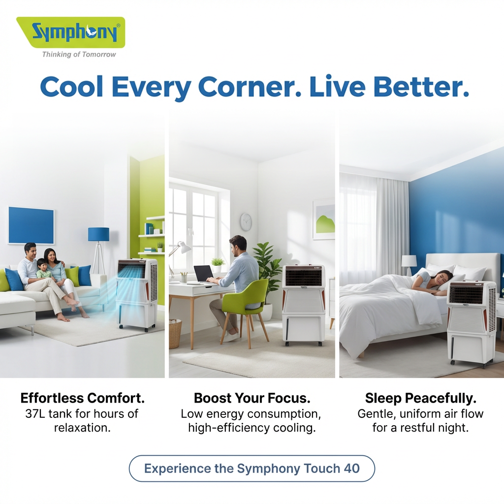 Touch 40 | Premium Indoor Air Cooler