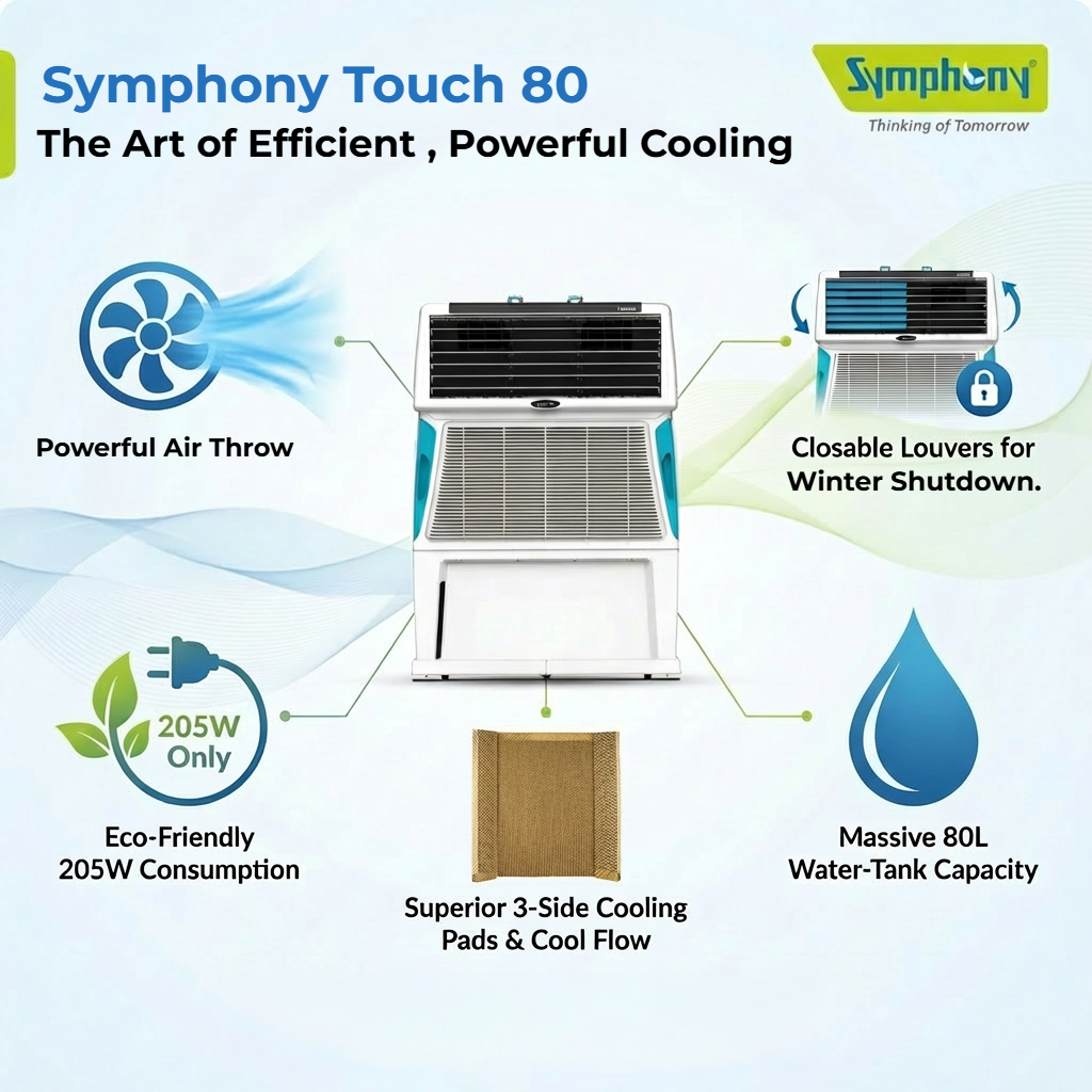 Touch 80 | Premium Desert Air Cooler