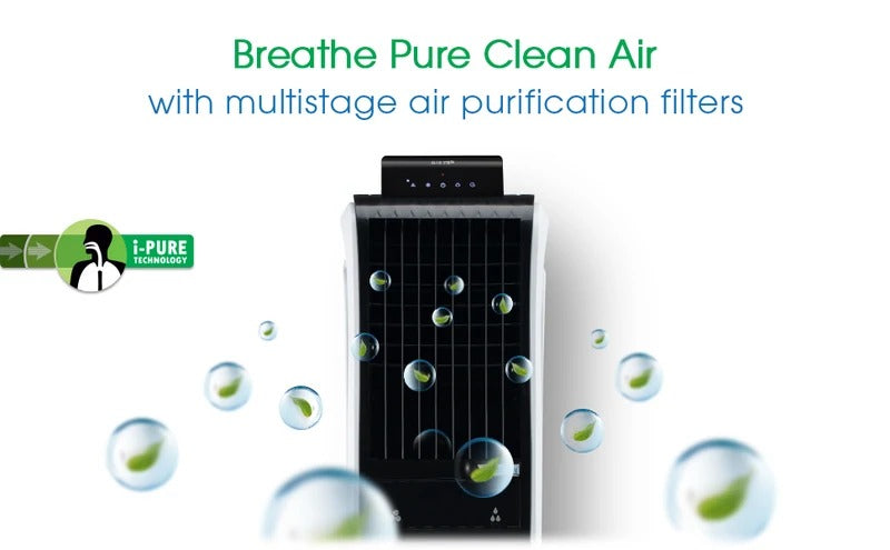 i-Pure technology with multistage air purification filters