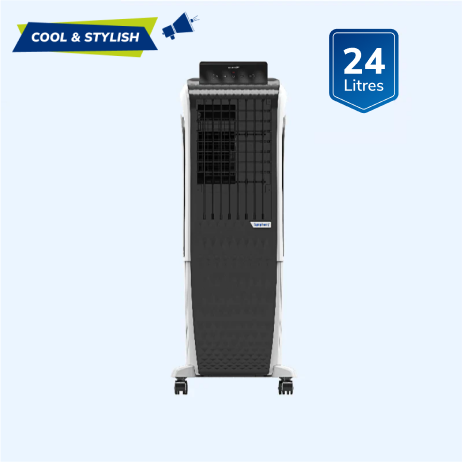 Diet 3D 30i | Tower Air Cooler | 24 Litres Tank |  Magnetic Remote