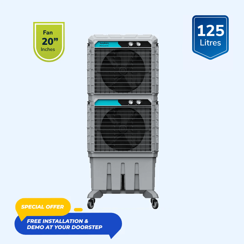 Movicool DD 125 Double Decker Air Cooler 125-litres