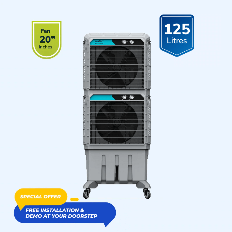 Movicool DD 125 Double Decker Air Cooler 125-litres