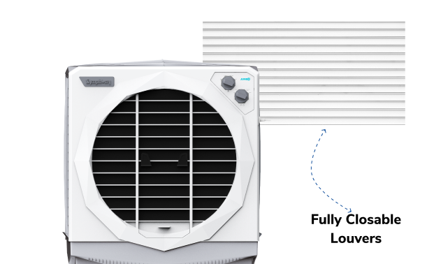 Fully Closable Louvers