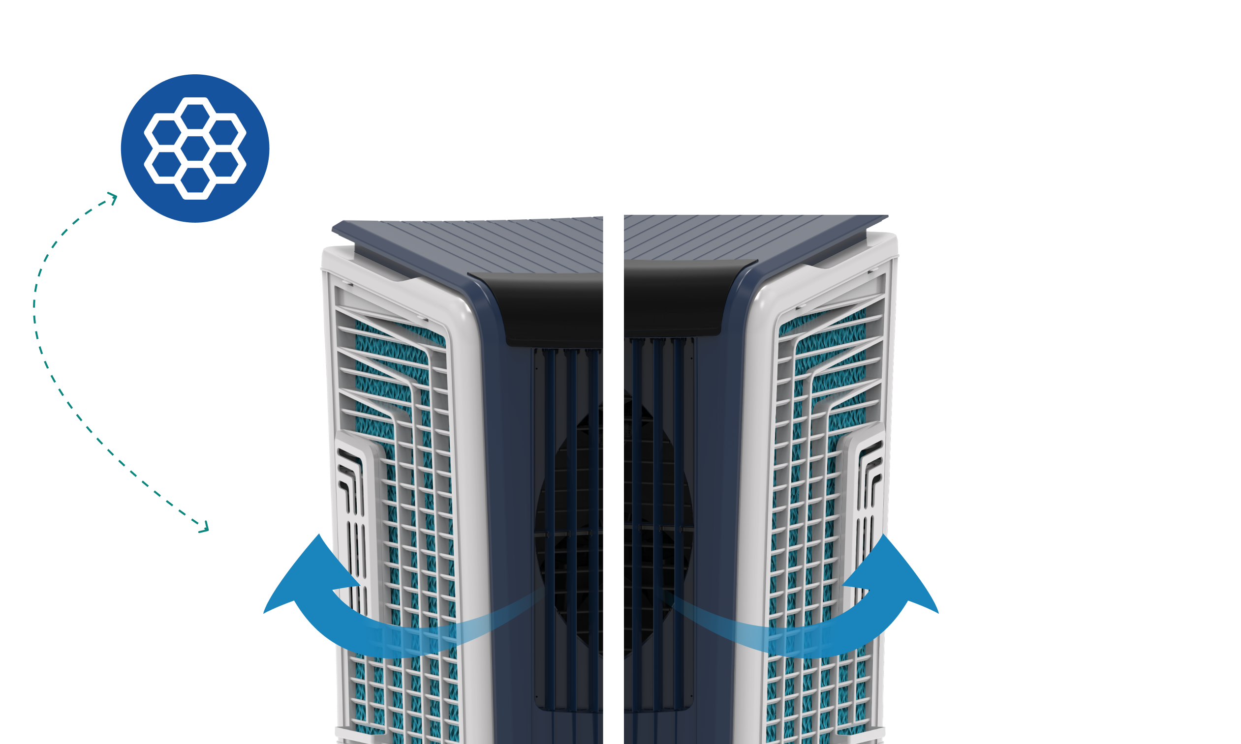Honeycomb Cooling Pads for Maximum Cooling