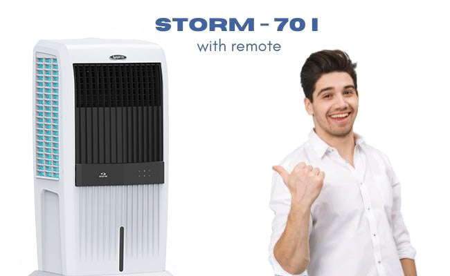 Storm 70 Litre Tower Air Cooler with remote