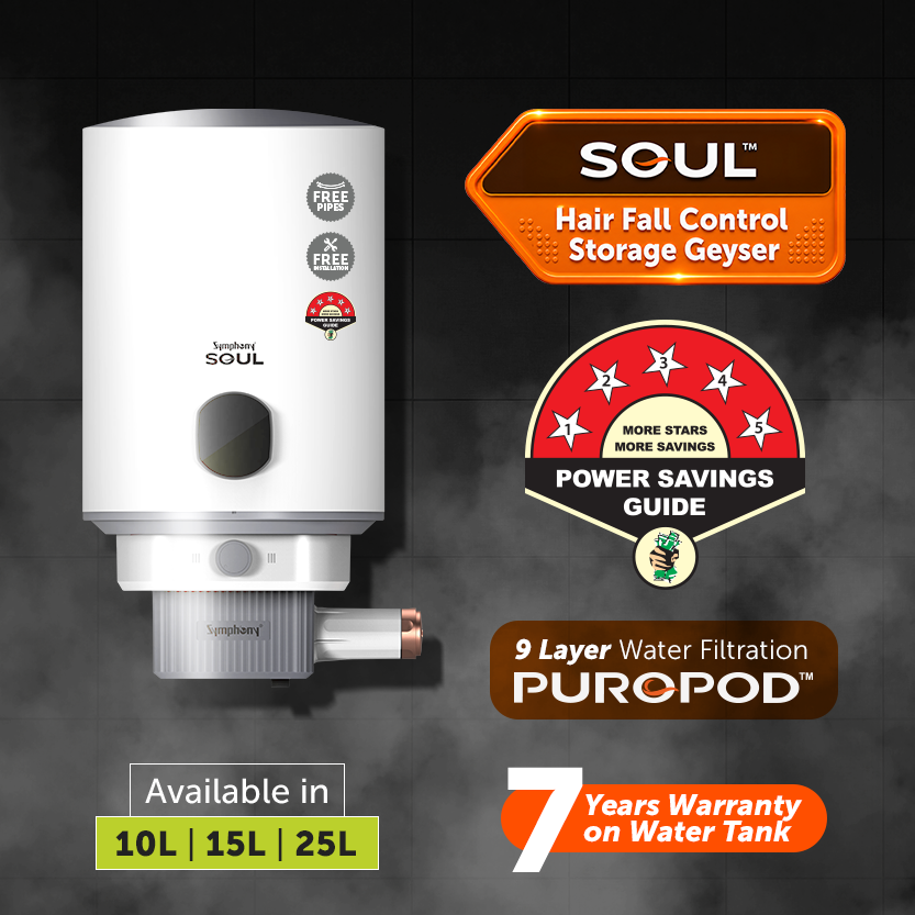 SOUL Hair Fall Control Storage Geyser