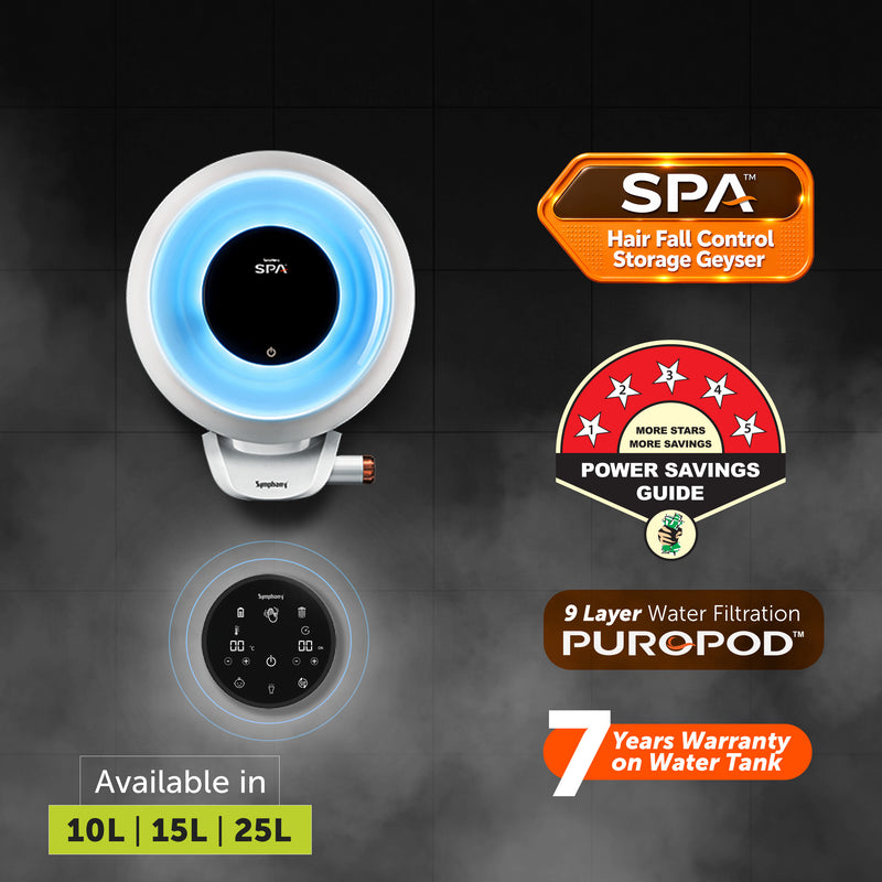 SPA Hair Fall Control Storage Geyser | AI Powered