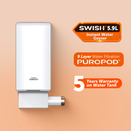 SWISH Hairfall Control Instant Geyser, 5.9 Litres