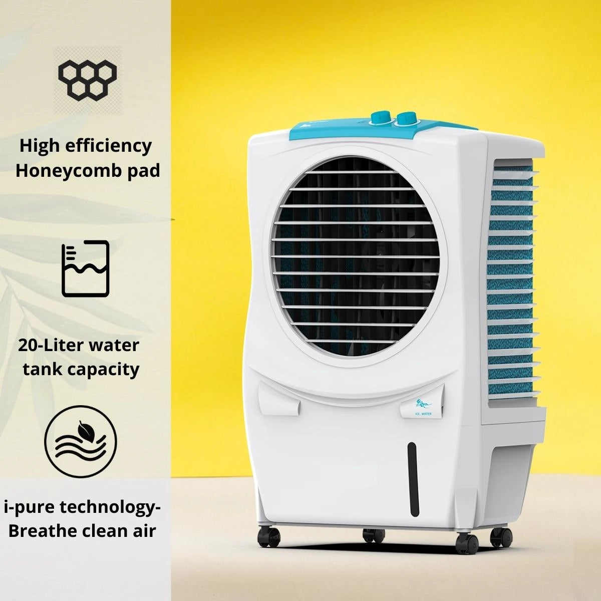 Ice Cube 20 Personal Room Air Cooler With Powerful Fan
